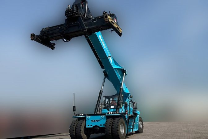 New Sany Electric Reach Stacker