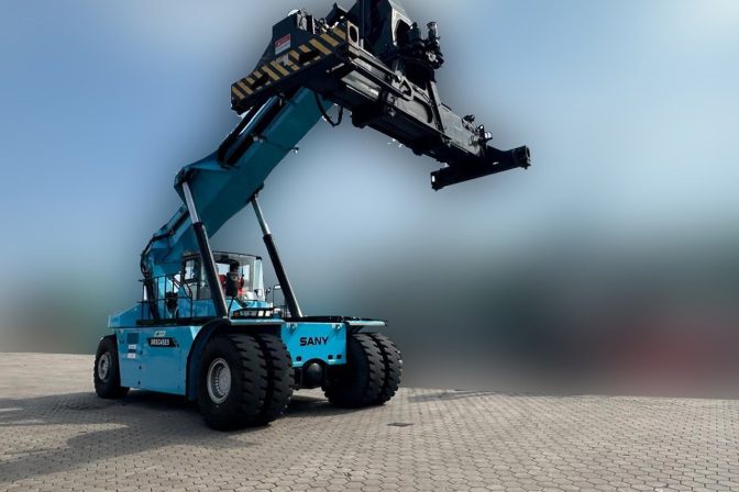 New Sany Electric Reach Stacker