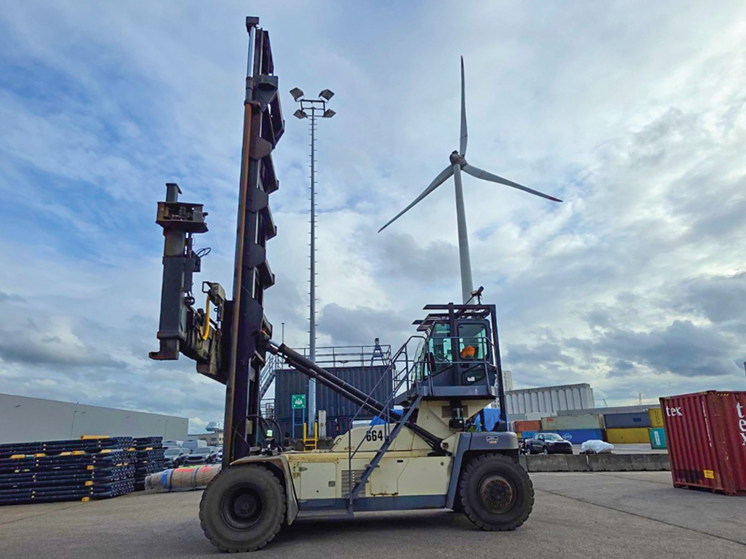 Used Terex Empty Container Handler